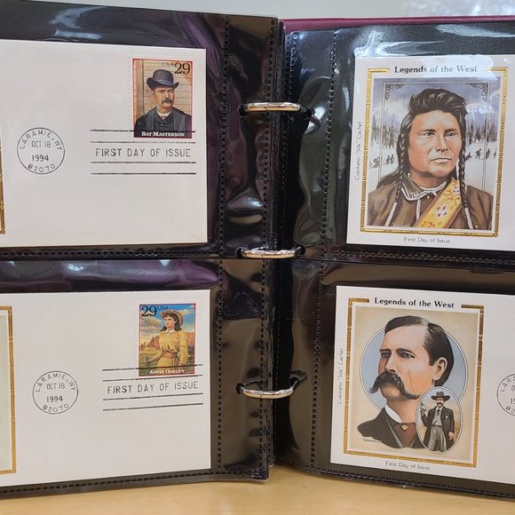 Collection of 136 Legends of the West U.S. First Day Covers - Picture 12 of 16